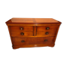 Commode bateau style Louis Philippe en merisier massif 5 tiroirs