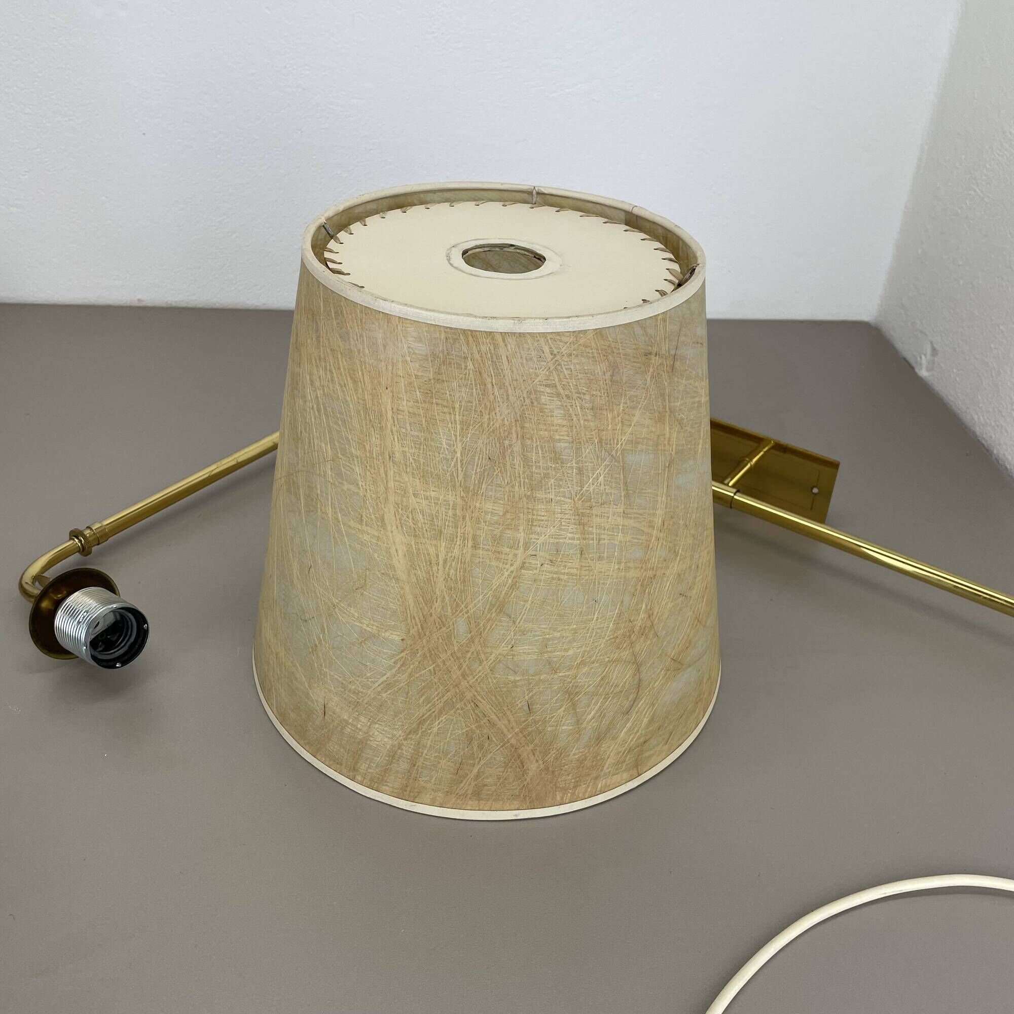XXL adjustable Brass Wall Light Italy, 1950s