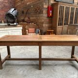 Table console XIXème en chêne massif