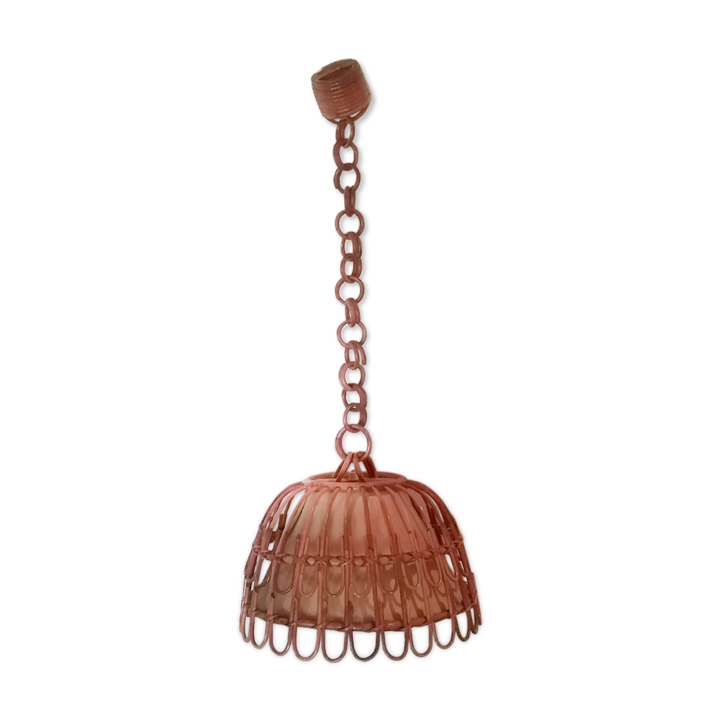 Vintage rattan hanging