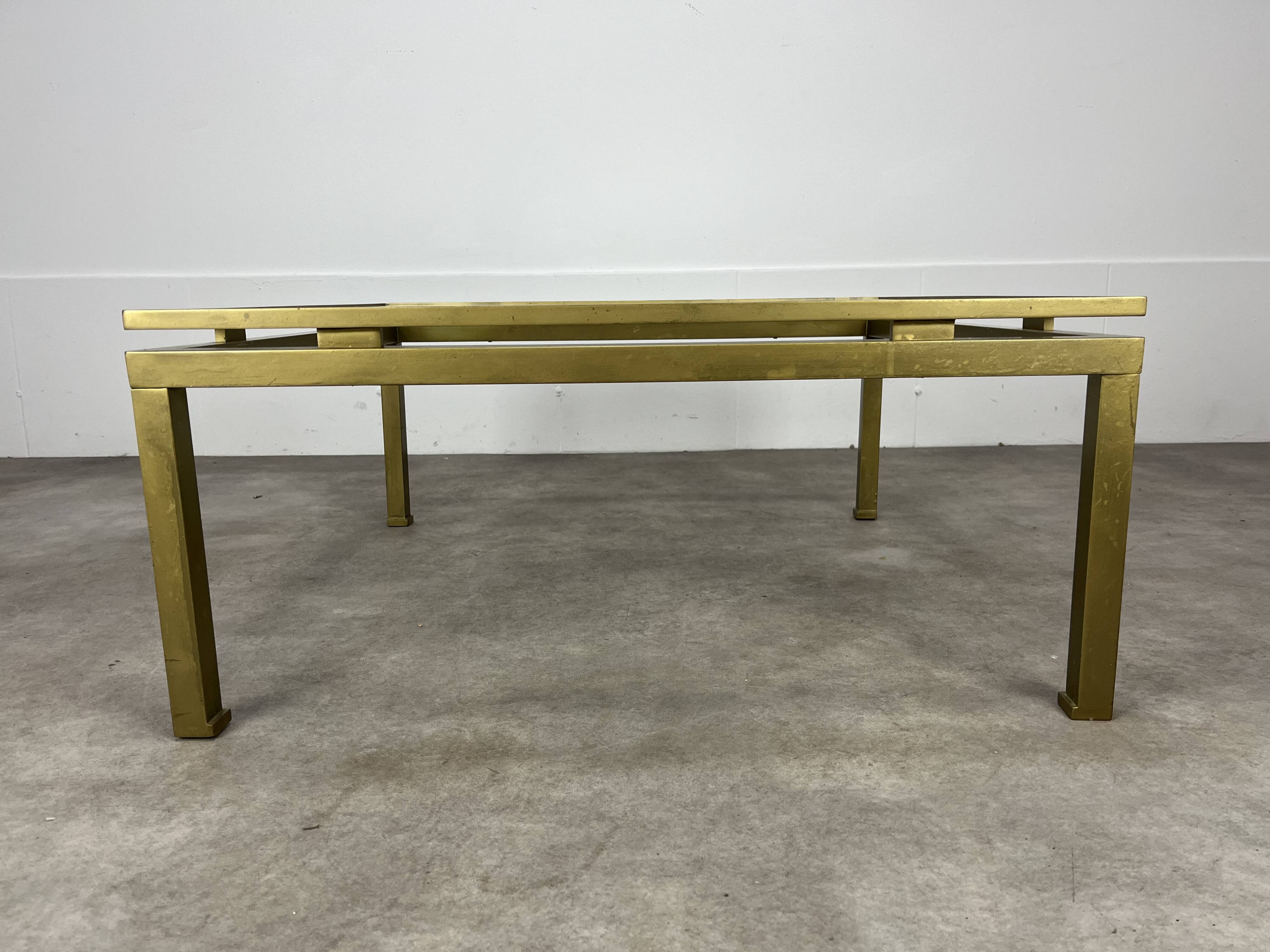 Table basse Guy Lefèvre pour Maison Jansen 1970