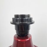 Ceramic burgundy red lamp base