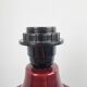 Ceramic burgundy red lamp base
