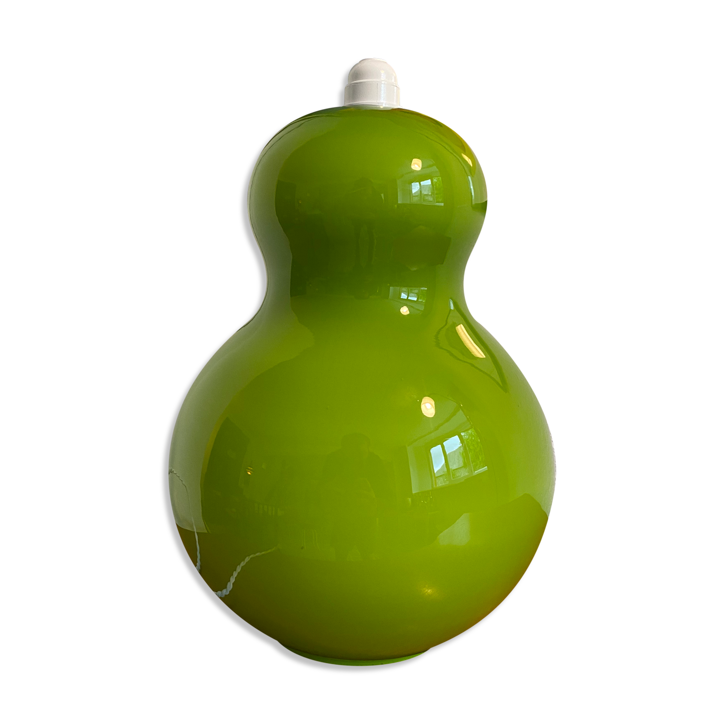 Vintage opaline suspension