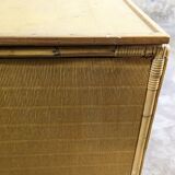 Enfilade en rotin design vintage