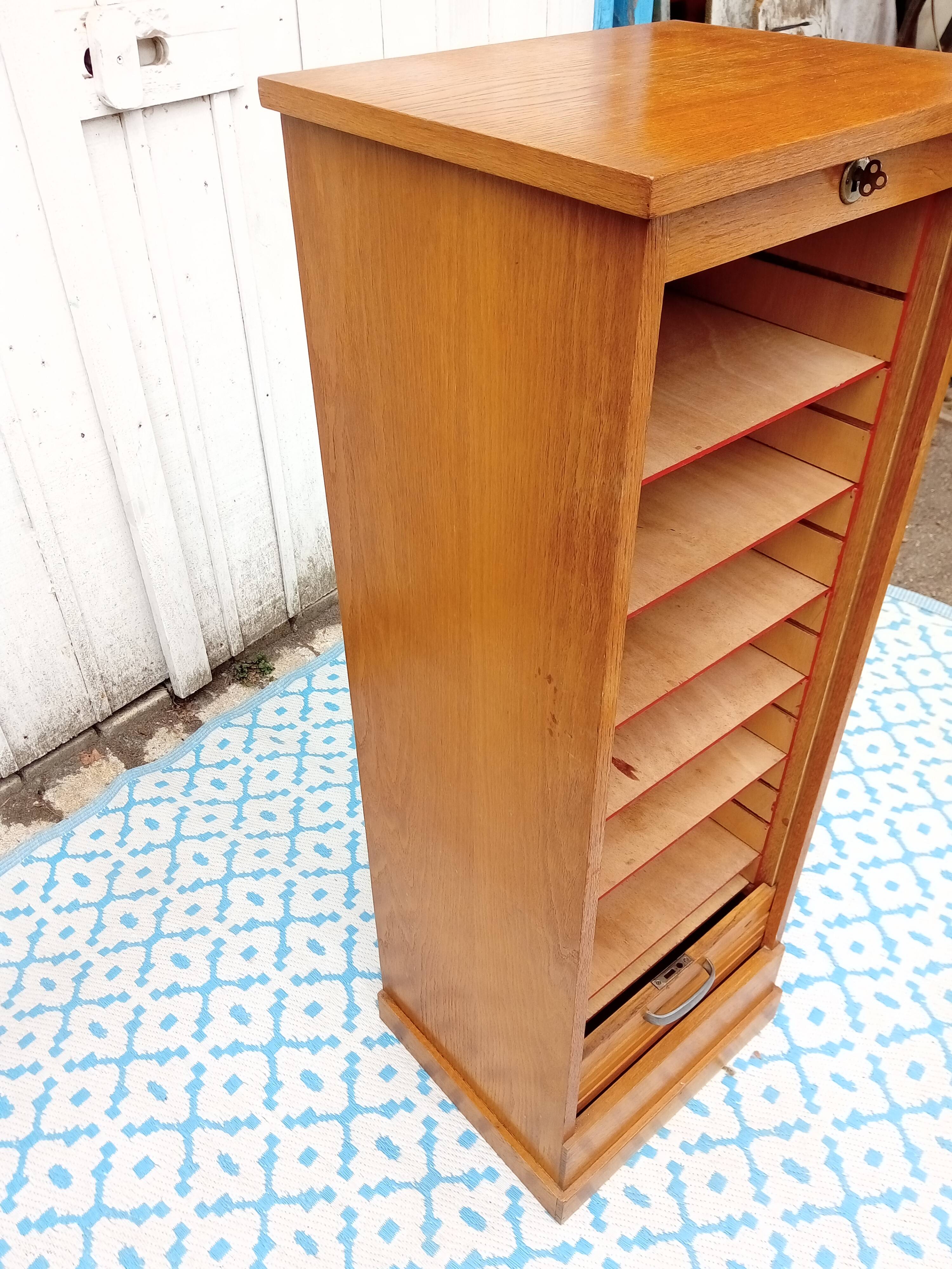 Filing cabinet, curtain furniture