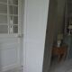 Vintage Parisian wardrobe re-enchanted in pearl gray with waxed finish.