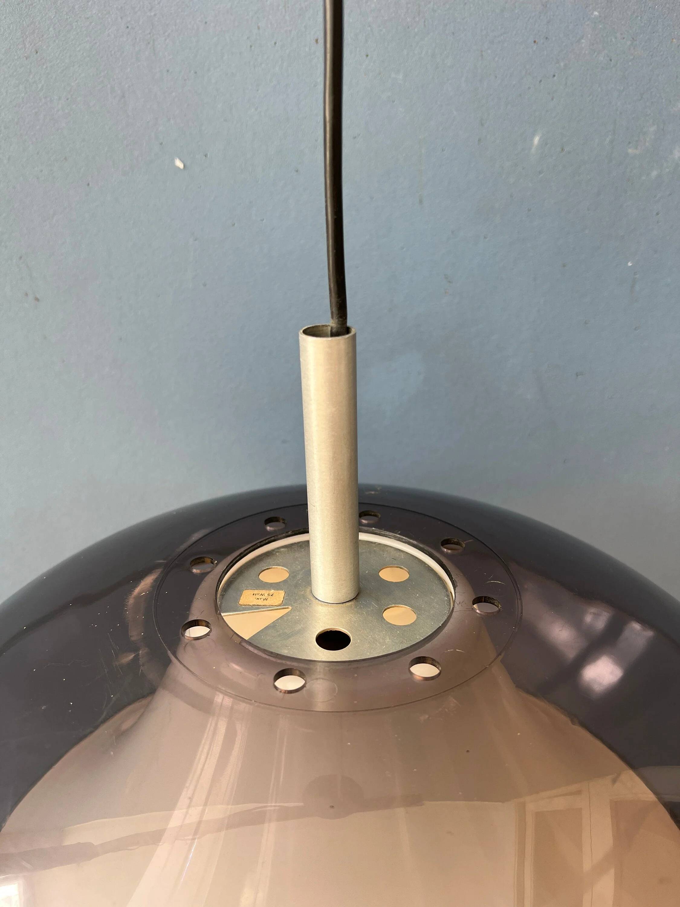 Vintage Space Age acrylic glass UFO pendant light