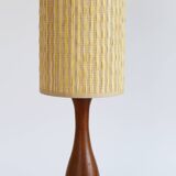 Scandinavian-style wooden lamp