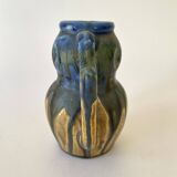 Flamed stoneware pitcher, 1900