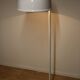 Vintage floor lamp in white lacquered metal, 1970