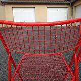 Pair of folding chairs Ted Net N. Gamelgaard 80s Ikéa