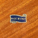 Large vintage wooden mirror, Italy, 1970s