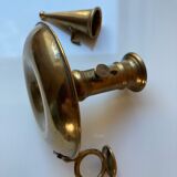Brass hand candle holder