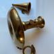 Brass hand candle holder