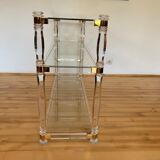 Lucite console Orsenigo 1970s