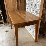 Nino solid wood walnut desk with drawer