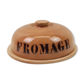 Elchinger Soufflenheim brown ceramic cheese bell