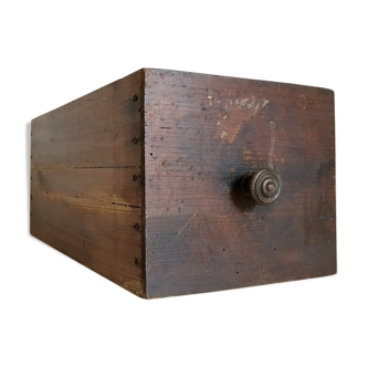 Former wooden workshop drawer