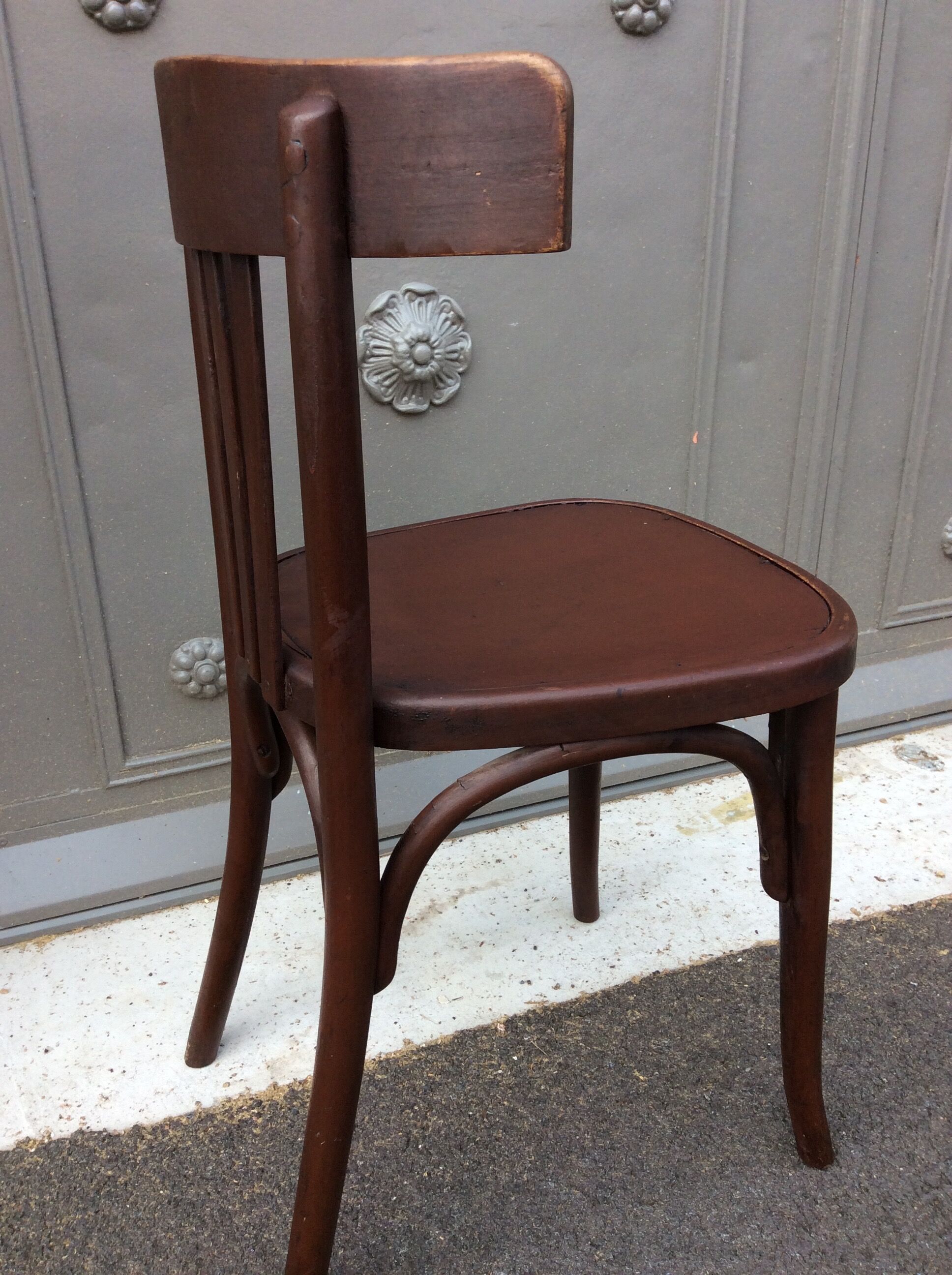 Pair of vintage bistro chairs