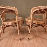 Series 4 rattan armchairs