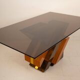 Postmodern sculptural table by Poggioli Italy 1970s