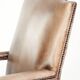 Chaise de bureau/chaise d'appoint Gainsborough en cuir de vache de style anglais du 20e siècle
