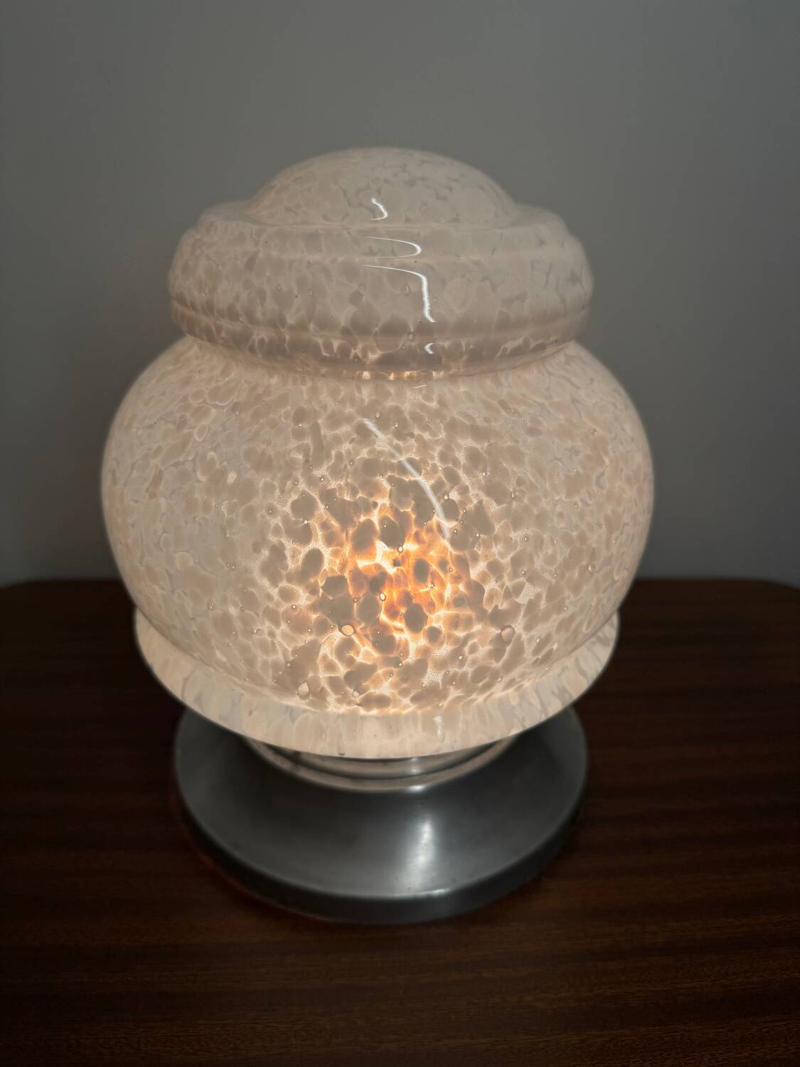 Plafonnier ou lampe verre de Clichy Art Déco