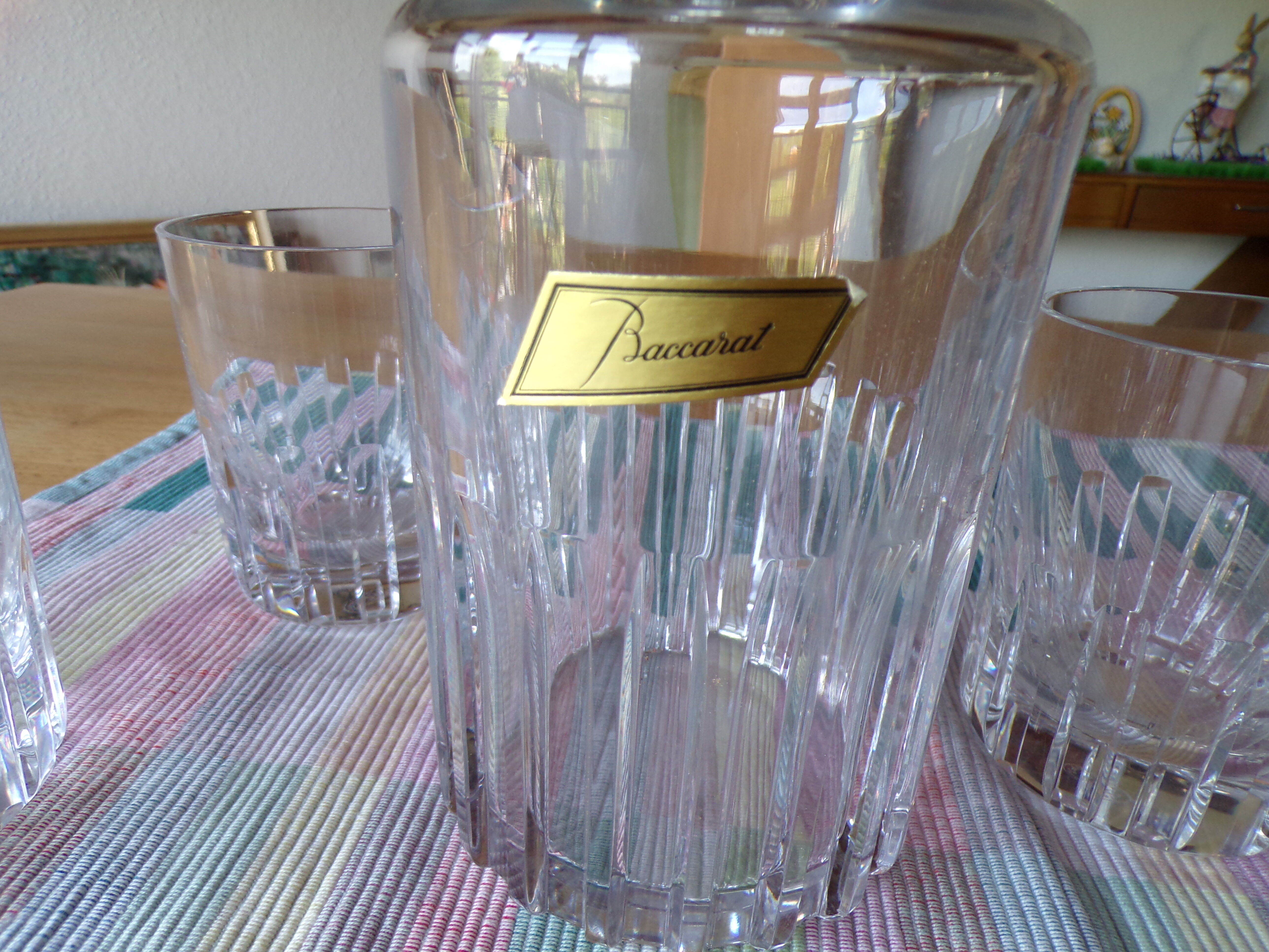 Crystal Baccarat whisky service