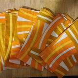 Lors de serviettes de table vintages