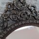 Vintage metal wall mirror 11x22cm