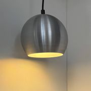 Vintage brushed aluminium suspension, France, 1970.