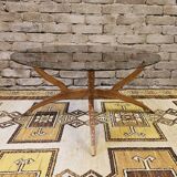 Vintage 1960s spider leg coffee table