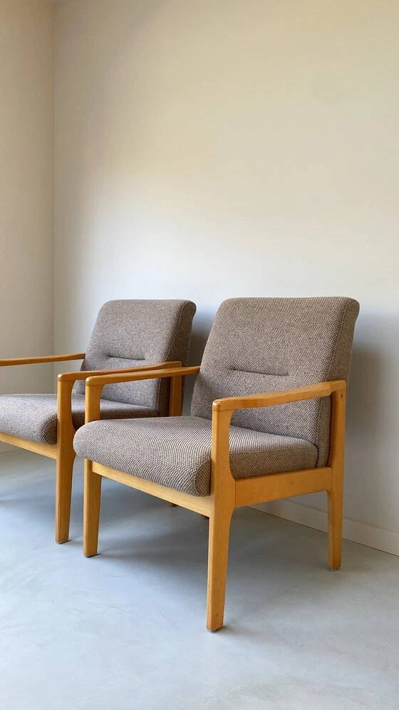 Vintage Wooden Seating Area / Sofa / Armchair
