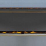 Smoked glass hexagonal console – 1970