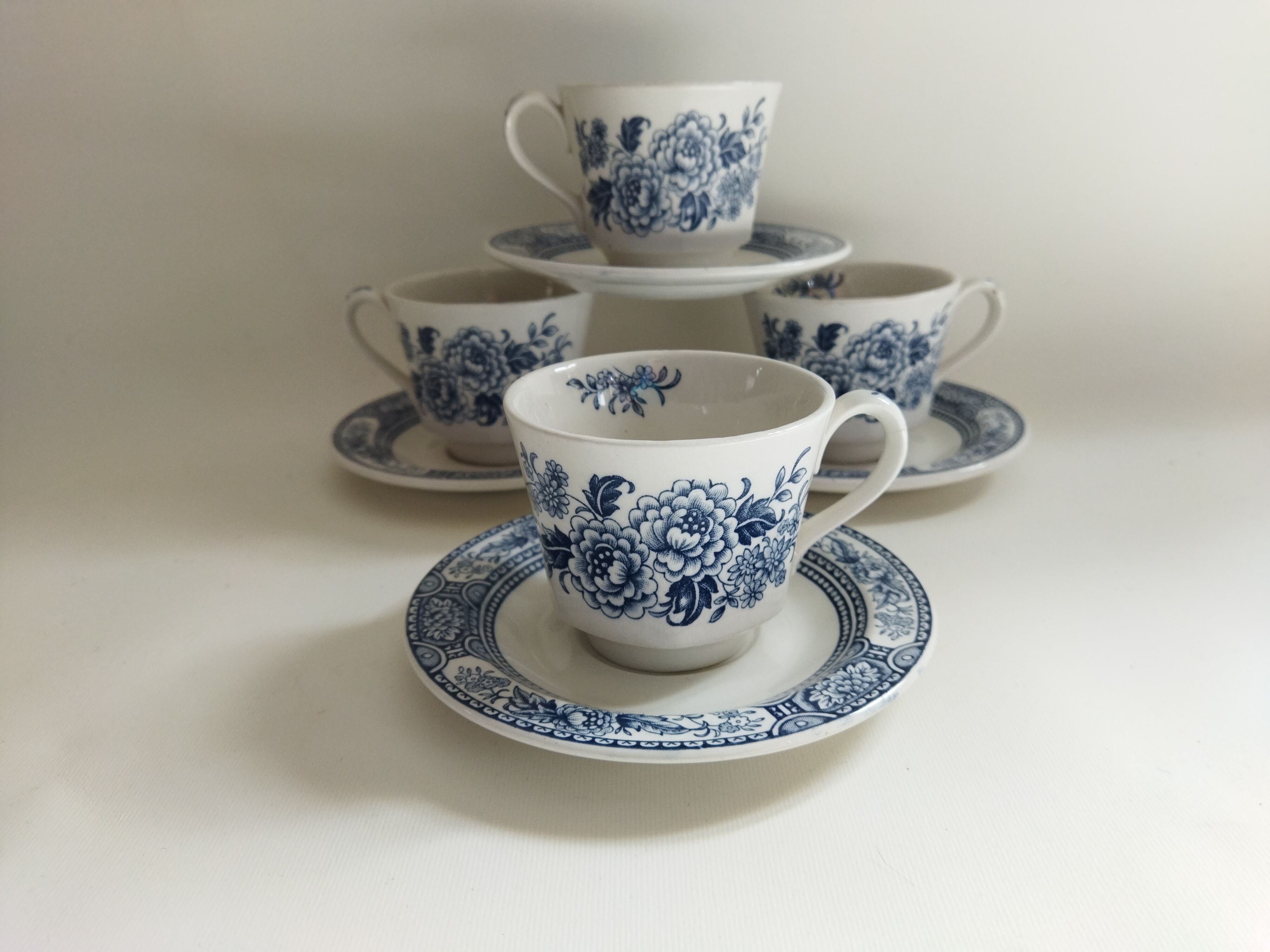 English coffee cups Ridgway Canterbury