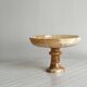 Onyx marbled pedestal bowl