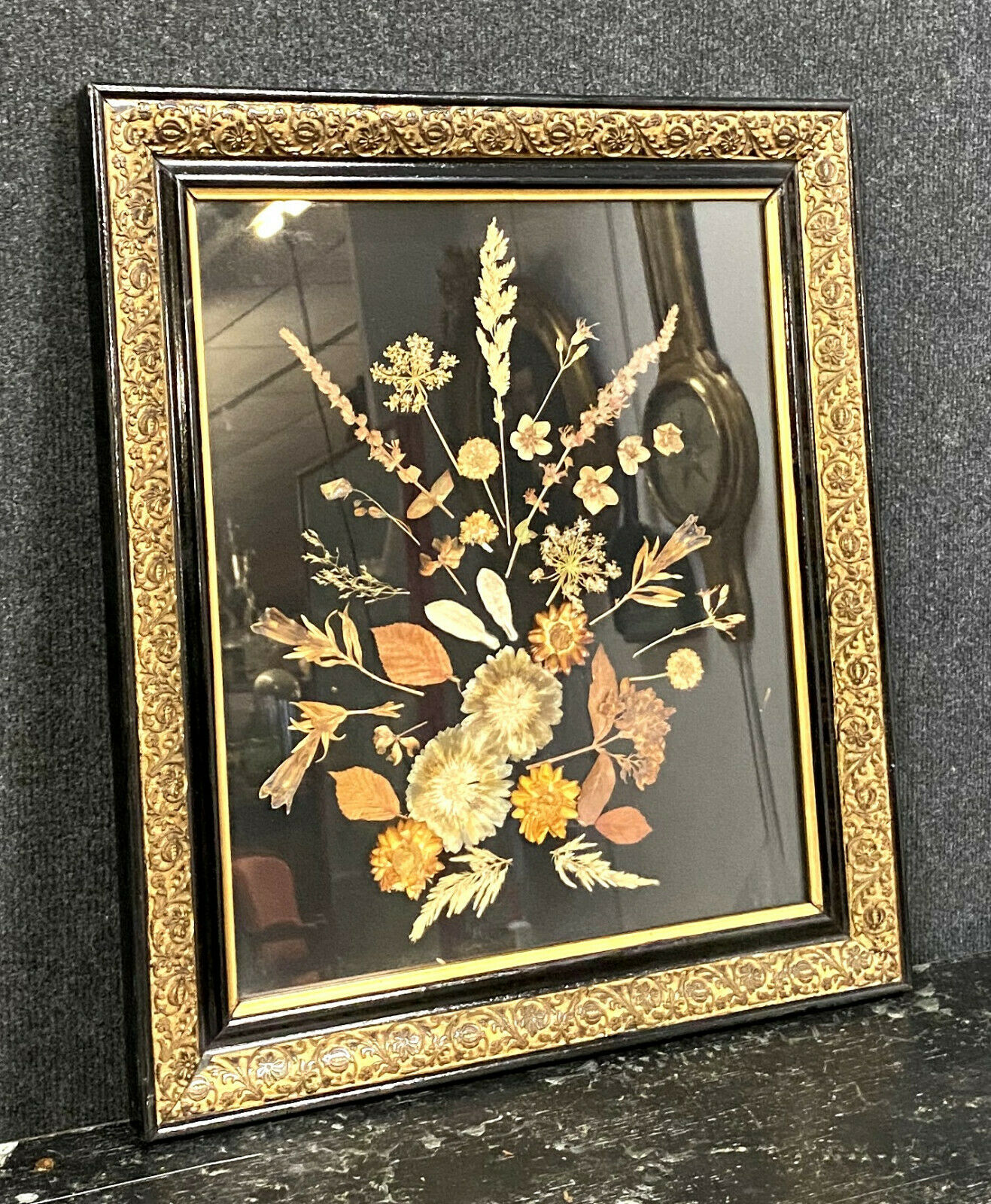 Herbarium painting made during the Napoleon III period around 1850