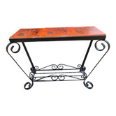 Magazine rack decorative faience by Boleslaw Danokowski