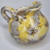 Ceramic pitcher signed Jérôme Massier Vallauris