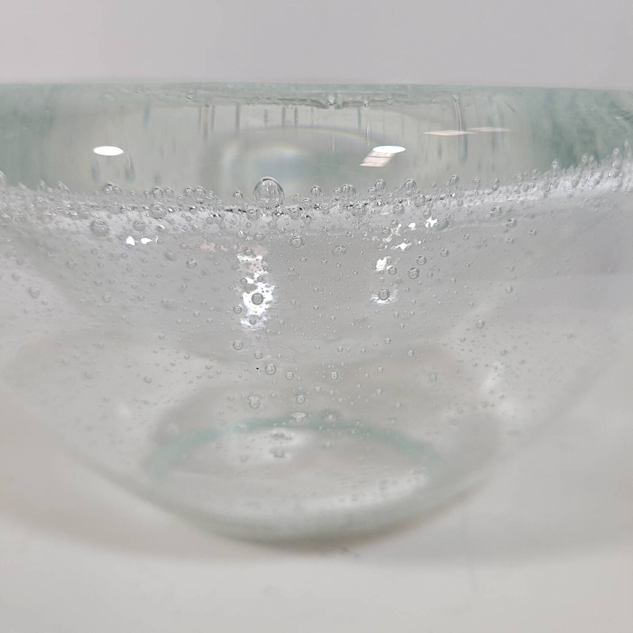 Vide-poche vintage en verre soufflé dlg Alvar Aalto, vers 1960