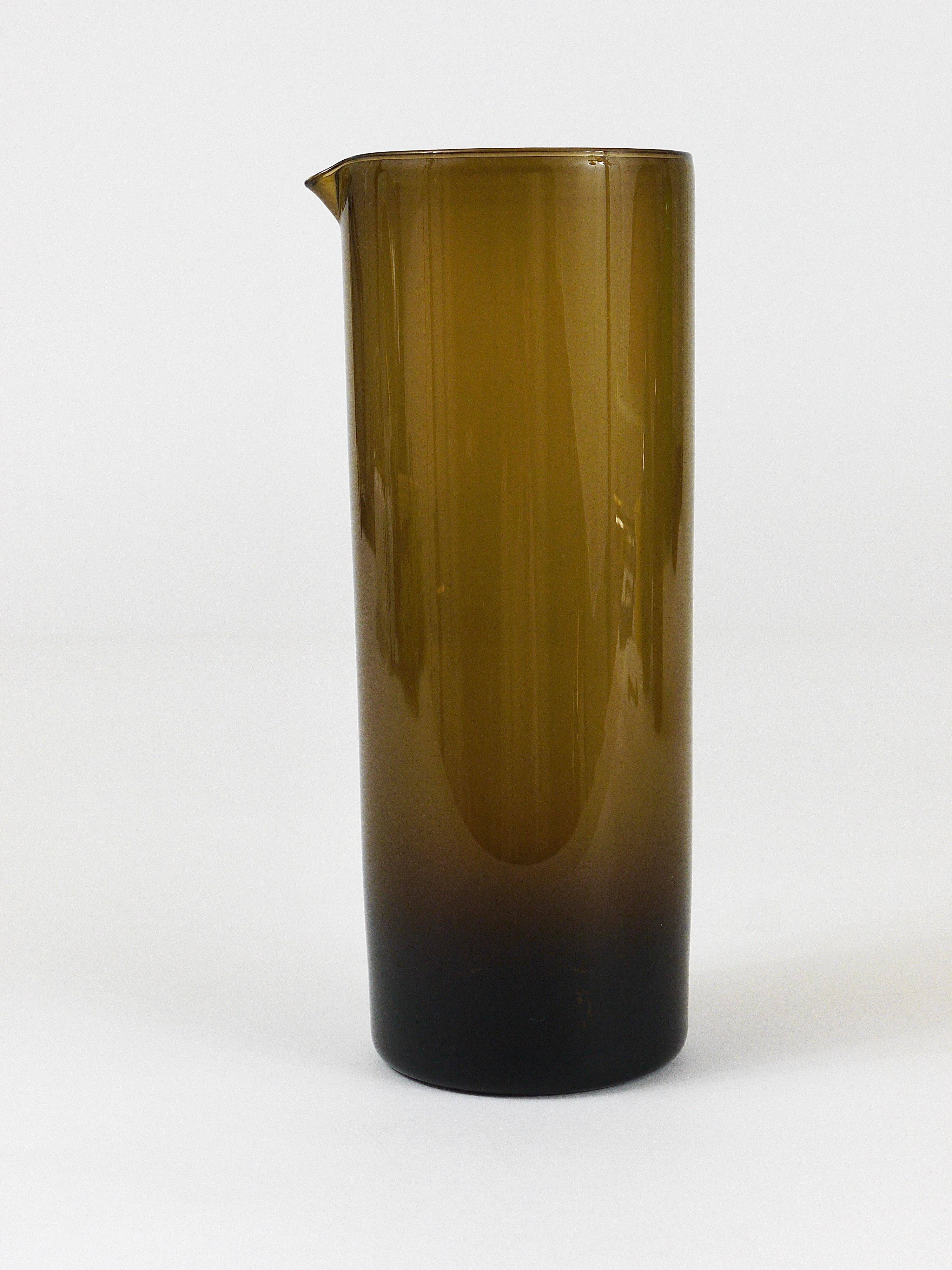 Purtilo glass jug by Kaj Franck, Nuutajärvi Notsjö, Finland, 1950s