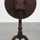 Antique 19th-Century English Tilt-Top Table / Side Table
