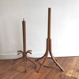 Porte manteaux & chapeaux perroquet Baumann de bistrot en bois courbé