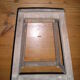Rustic wooden tabouret