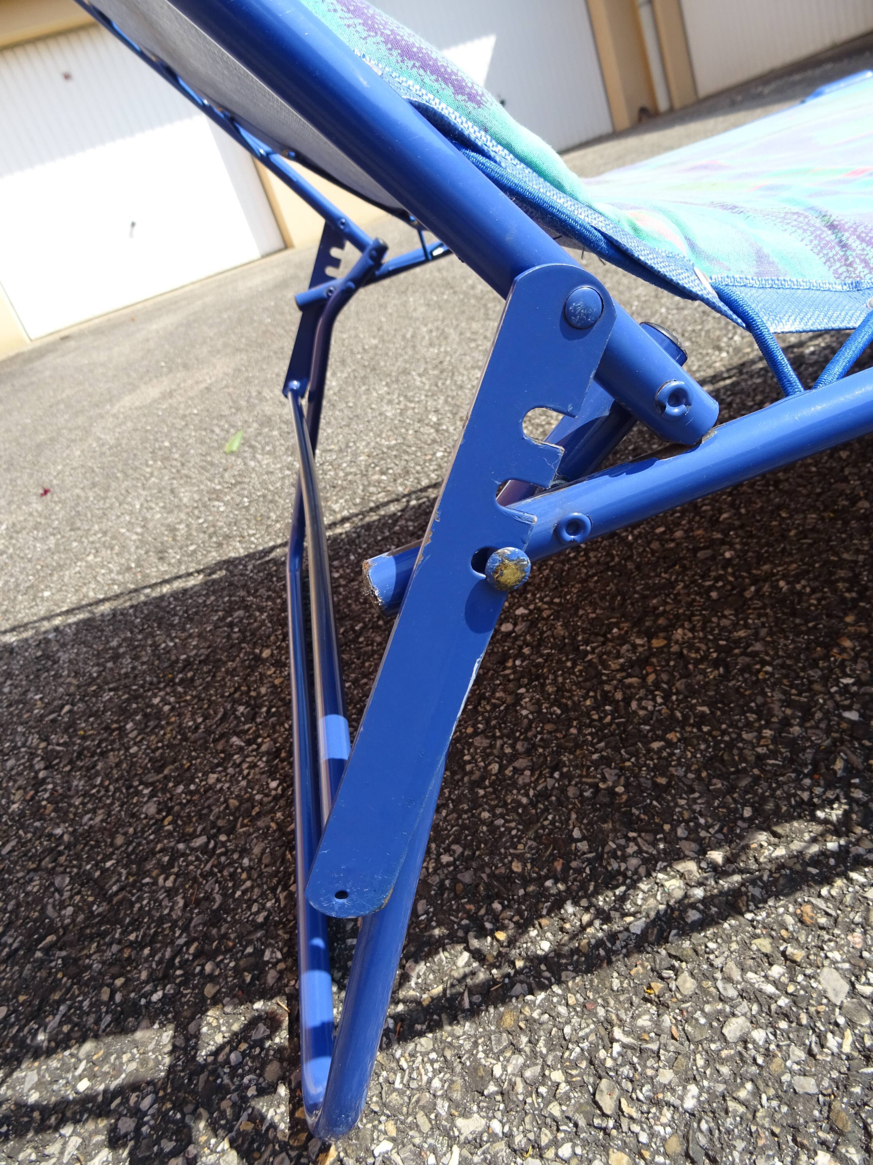 Transat Lafuma lit de repos vintage