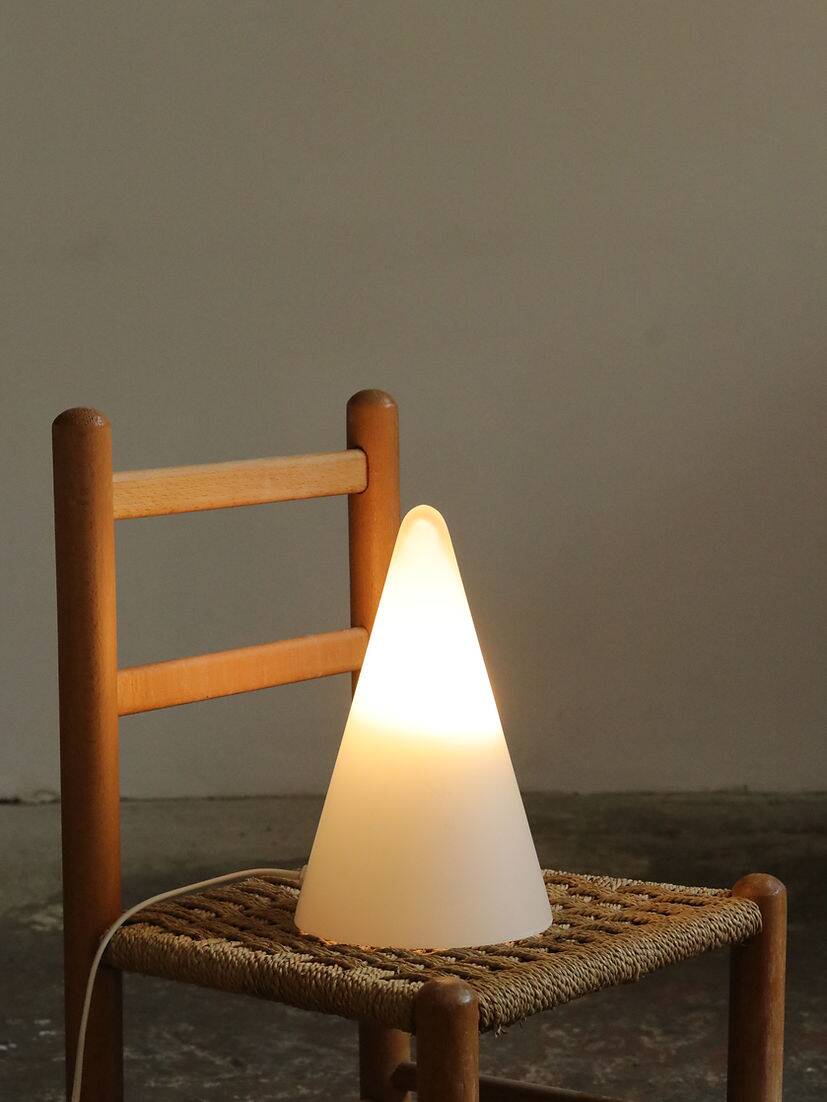 Teepee glass lamp (1980s)