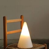 Lampe Teepee en verre (1980s)