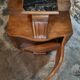 French Art Deco bedside table with a marble top, circa 1930.