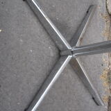 Coatrack chromed metal parrot